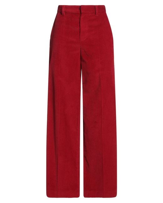 Brunello Cucinelli Red Pants