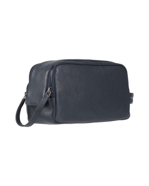 Piquadro Blue Beauty Cases for men