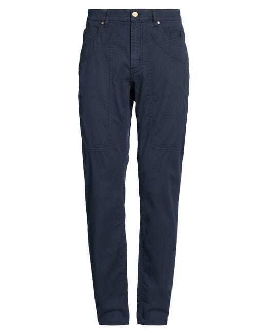 Jeckerson Blue Trouser for men