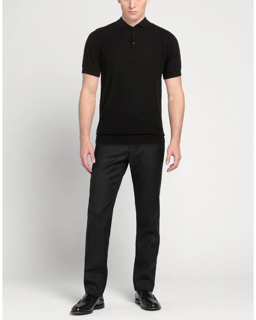 Polo OVER/D de hombre de color Black