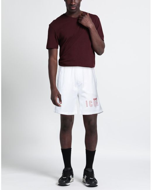 DSquared² White Shorts & Bermuda Shorts for men