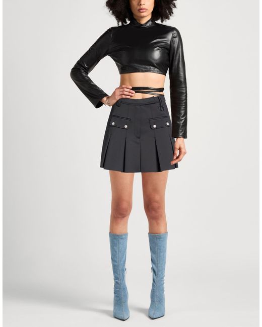 Ganni Black Mini Skirt