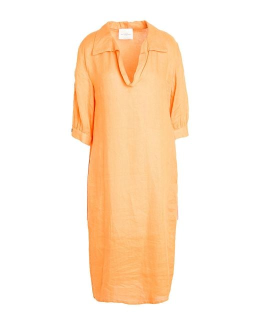 Ballantyne Orange Midi Dresses
