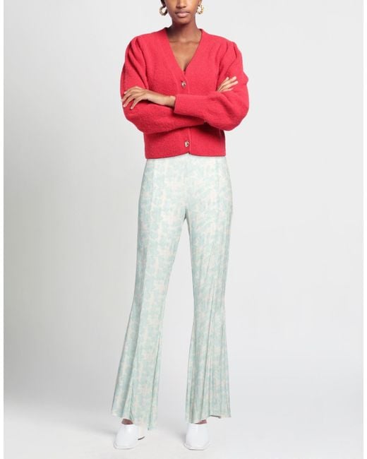Isabelle Blanche Blue Pants Viscose