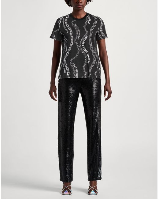 Versace Jeans Couture Black T-Shirt Cotton