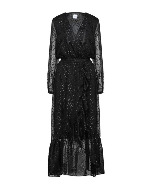 Gaelle Paris Black Midi Dress