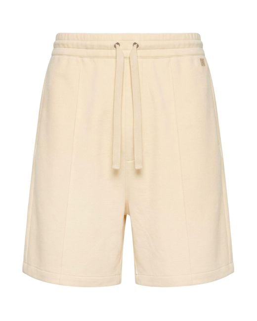AMI Natural Shorts & Bermuda Shorts Viscose, Wool for men