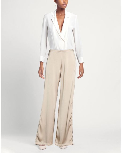 RUE DU BAC Natural Pants Polyester