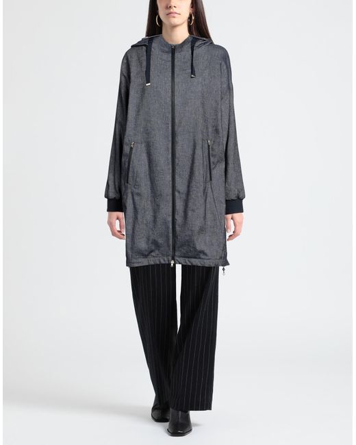 Herno Gray Overcoat & Trench Coat