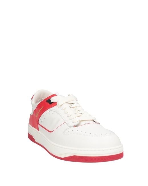 Santoni White Trainers for men
