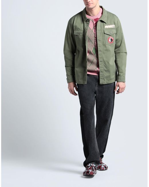 Market Green Shirt for men