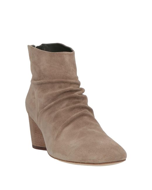 Officine Creative Brown Ankle Boots Leather