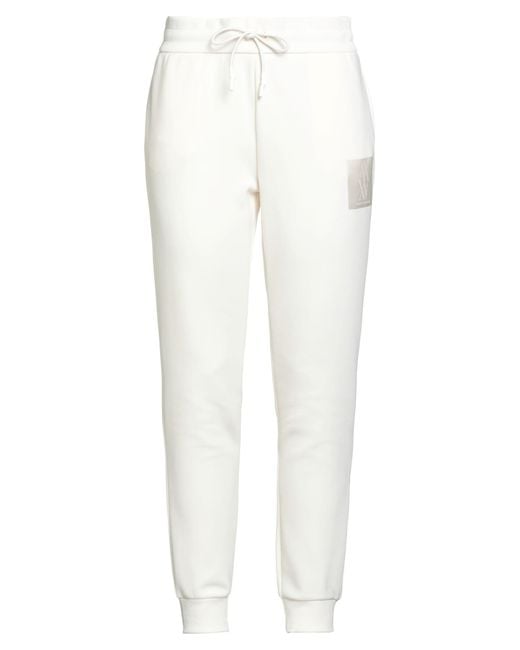 ARMANI EXCHANGE White Pants Viscose, Polyester, Elastane, Cotton