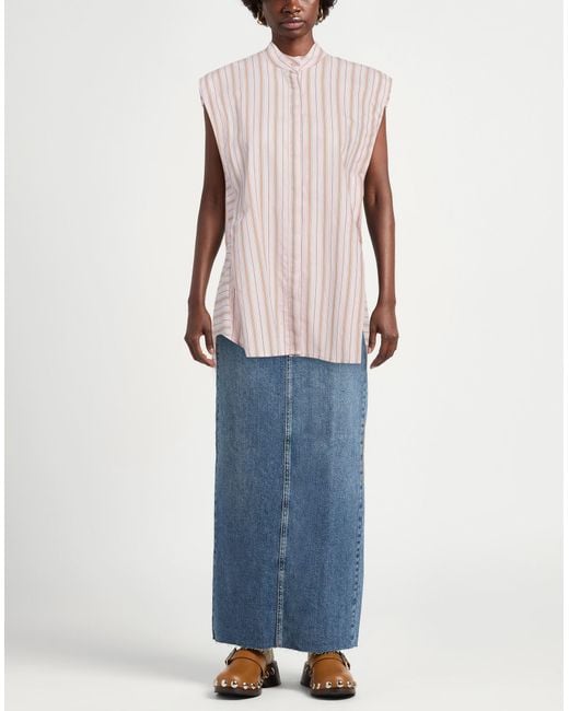 Dondup Pink Shirt Cotton, Polyamide