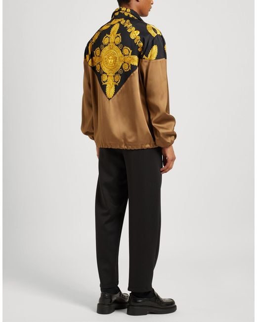Versace Multicolor Baroque Print Techno Fabric Jacket For for men