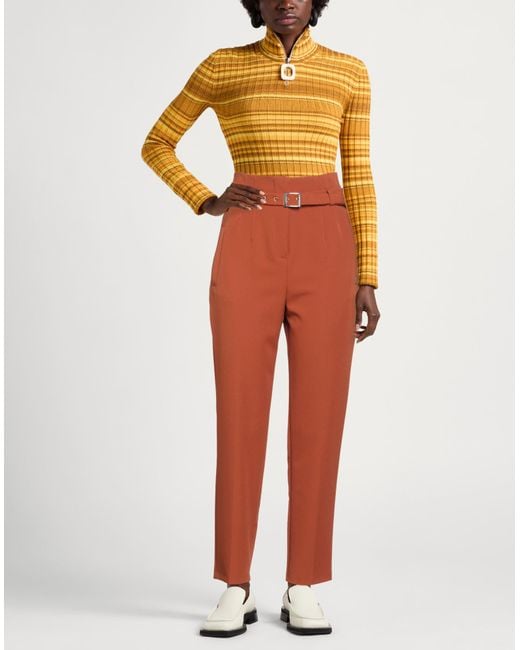 GAUDI Red Pants Polyester, Elastane