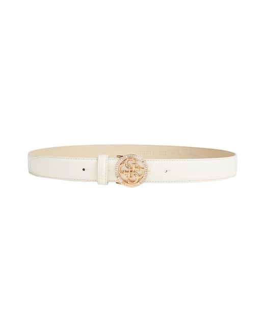 Guess White Belt Polyester