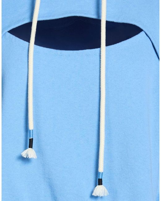 8pm Blue Sweatshirt Cotton, Elastane