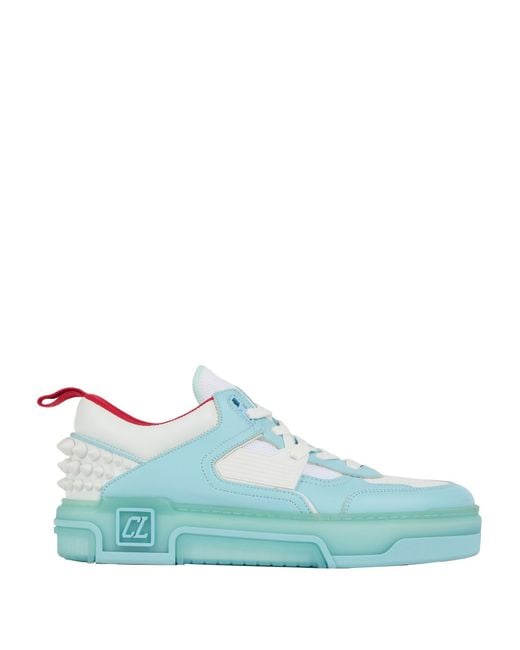Christian Louboutin Blue Sky Sneakers Leather for men