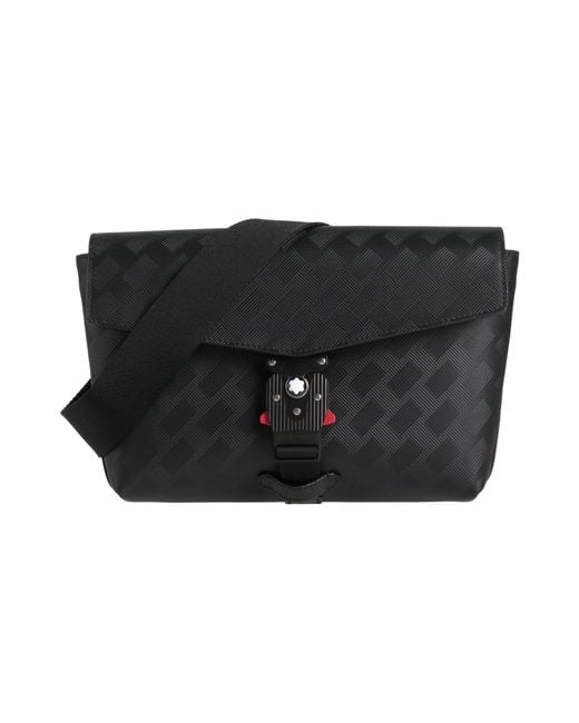 Montblanc Black Cross-Body Bag Synthetic Fibers for men
