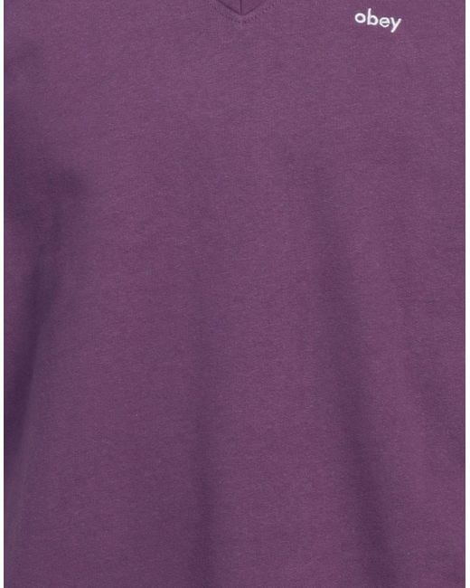 Obey Purple Sweatshirt for men