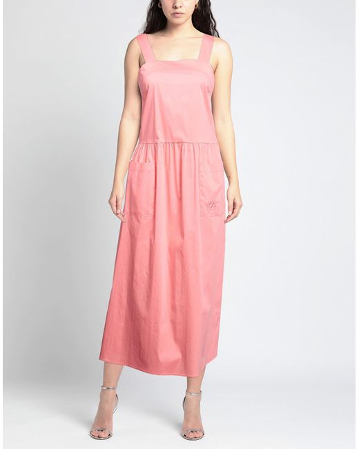 Semicouture Pink Maxi Dress