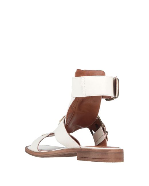 O.x.s. Sandals in White | Lyst