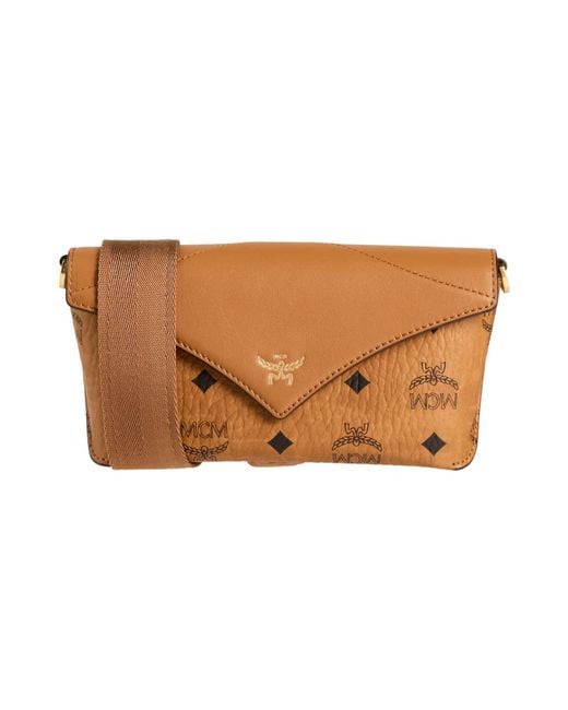 Bolso Con Bandolera MCM de color Brown