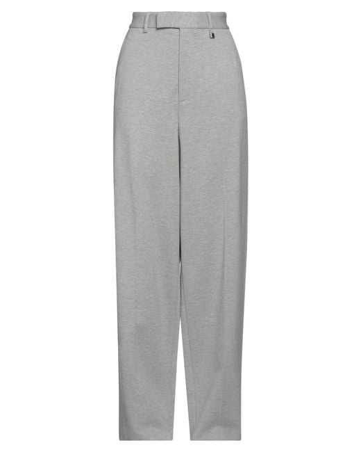 GIUSEPPE DI MORABITO Gray Pants Viscose, Polyamide, Elastane