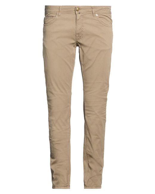 Briglia 1949 Natural Military Pants Cotton, Elastane for men