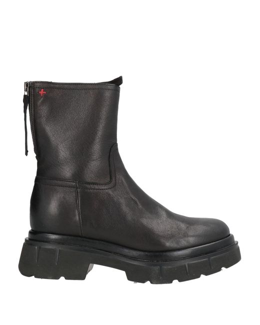 GIO+ Black Ankle Boots Leather