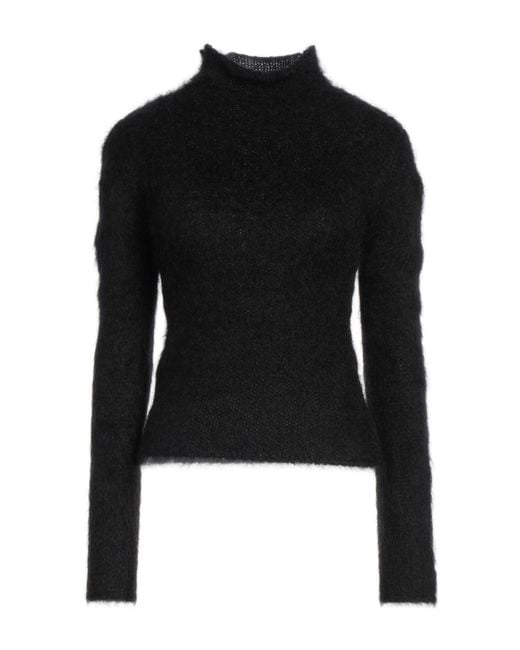 Marni Black Turtleneck Mohair Wool, Polyester