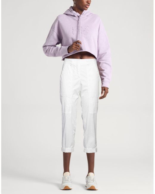 Peserico White Pants Cotton, Elastane