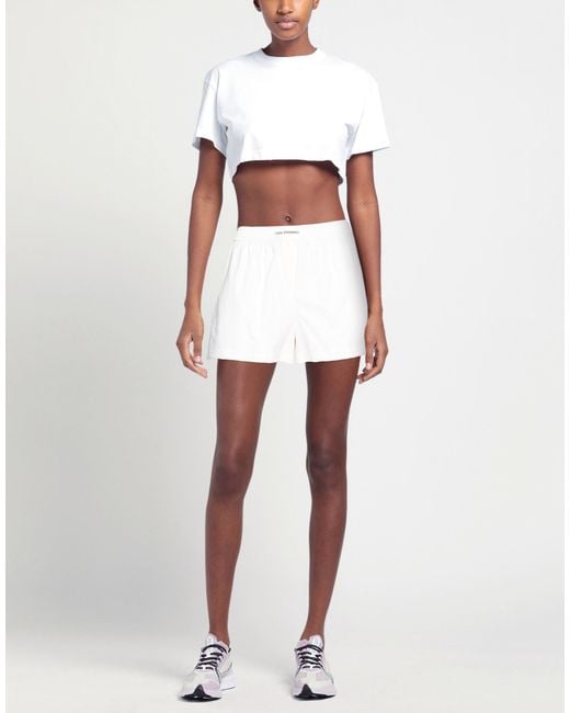 DES_PHEMMES White Shorts & Bermuda Shorts