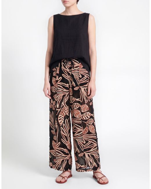 Barbara Bui Black Pants Polyester, Viscose
