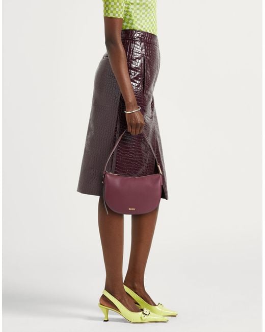 Bolso de mano DKNY de color Purple