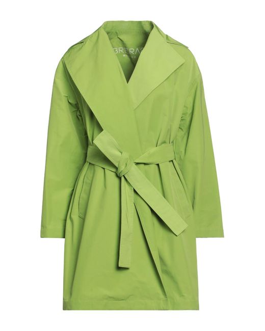 BRERAS Milano Green Overcoat & Trench Coat