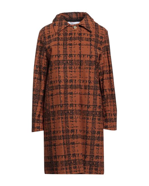Harris Wharf London Brown Overcoat & Trench Coat