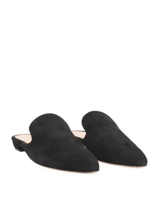 Gianvito Rossi Black Mules & Clogs Leather