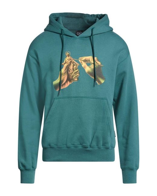 Propaganda Green Sweatshirt Cotton for men