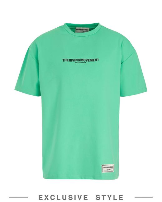 THE GIVING MOVEMENT x YOOX Green T-shirt