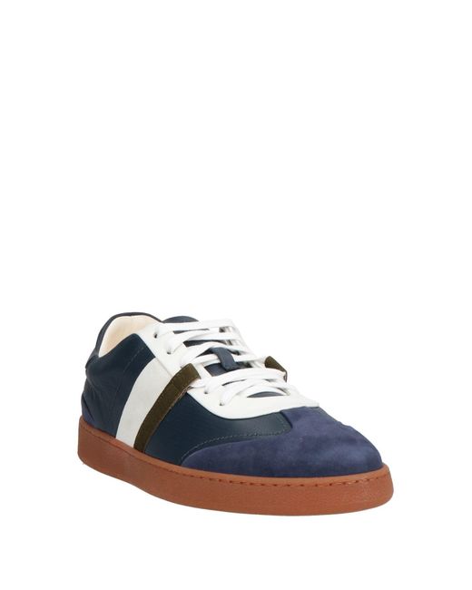 Ferragamo Blue Sneakers Leather for men