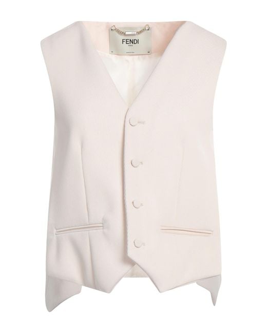 Fendi White Waistcoat
