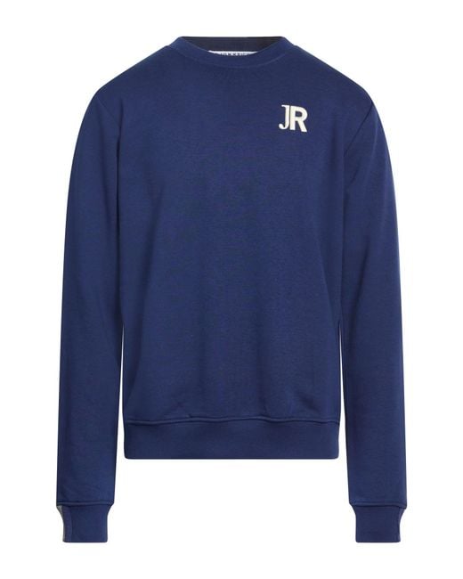 John Richmond Blue Sweatshirt Cotton, Polyester for men