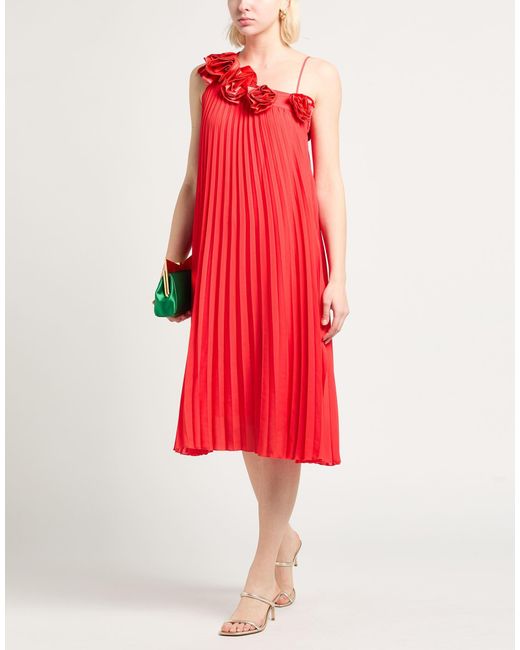 Karl Lagerfeld Red Midi Dresses