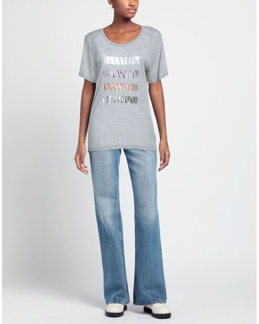Rossignol Gray Light T-Shirt Polyester, Cotton