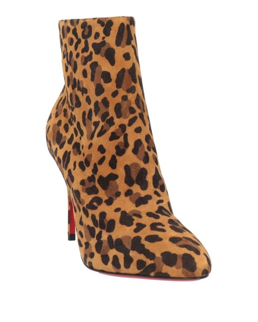 Christian Louboutin Brown Ankle Boots