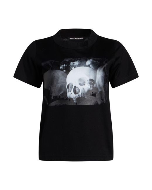 Junya Watanabe Black T-Shirt Cotton