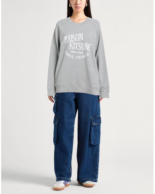 Maison Kitsuné Gray Sweatshirt