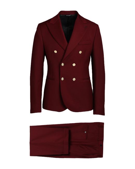 Daniele Alessandrini Red Suit for men